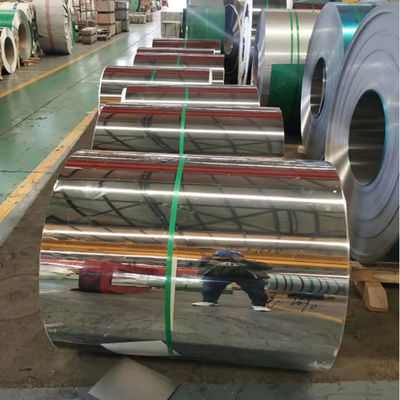 304 Stainless Steel Coil Cold Rolled 2B Finish ASTM A240 0.3mm to 3.0mm Thickness 1000mm 1500mm Width